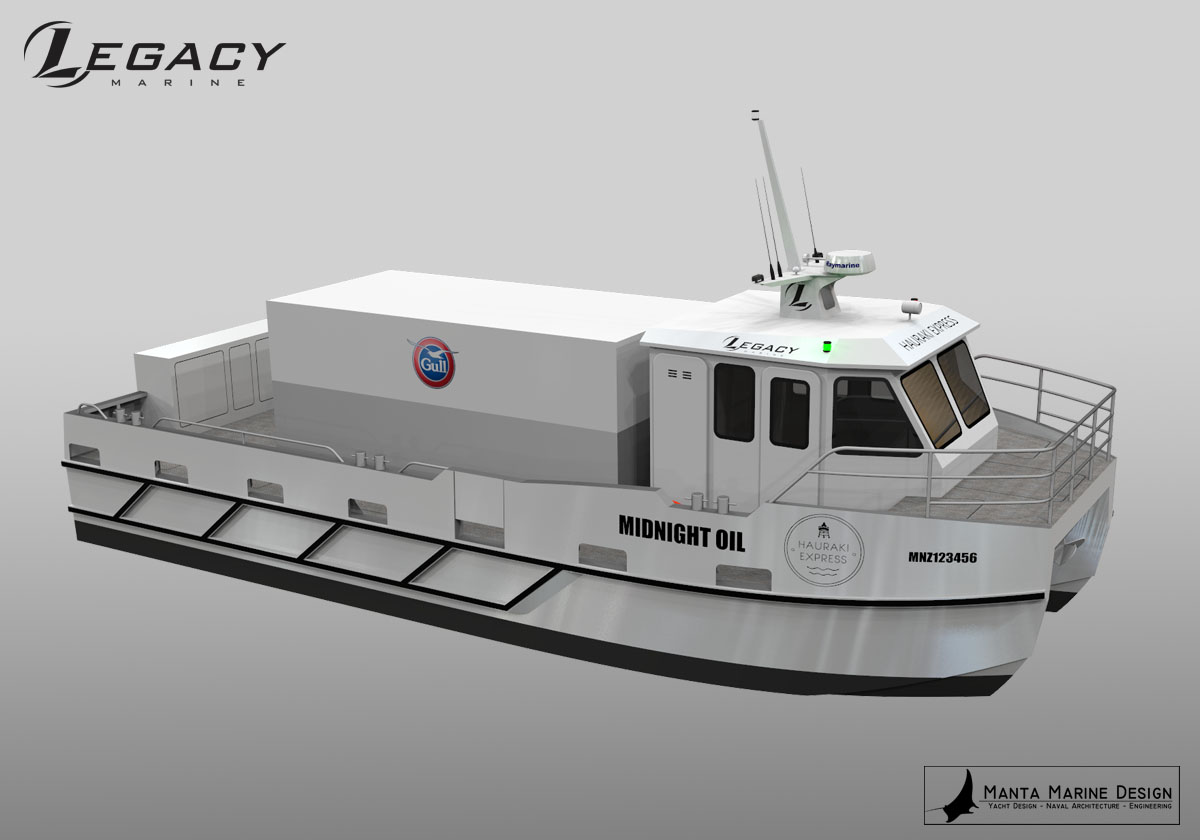 Legacy Marine Aluminium Fuel Transport Catamaran - design by Manta Marine Design - image 8