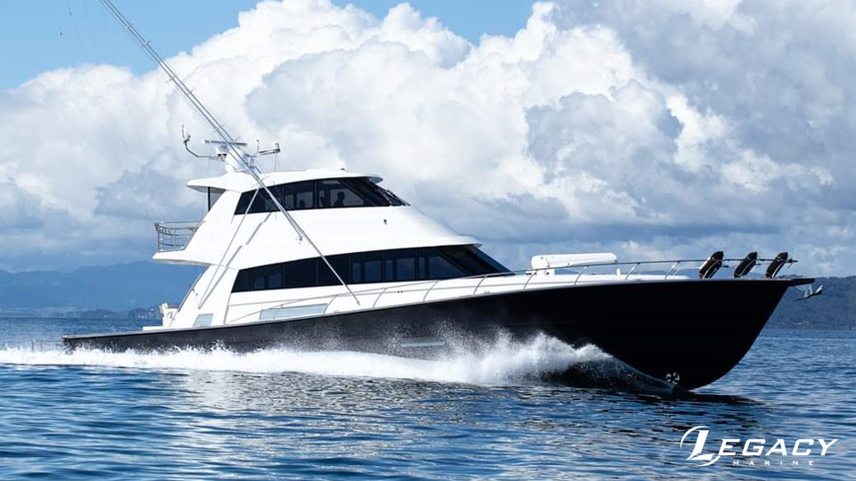 Legacy 70 DeVilliers VanSchaik Marine Design sportfish motor yacht 1a