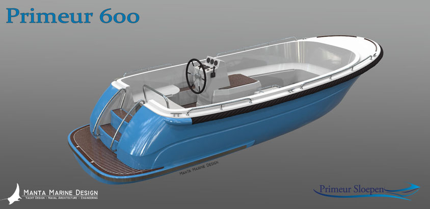 Primeur 600Tender - Manta Marine Design - 10