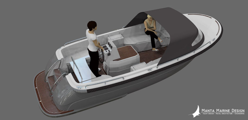 Primeur 600Tender - Manta Marine Design - 7