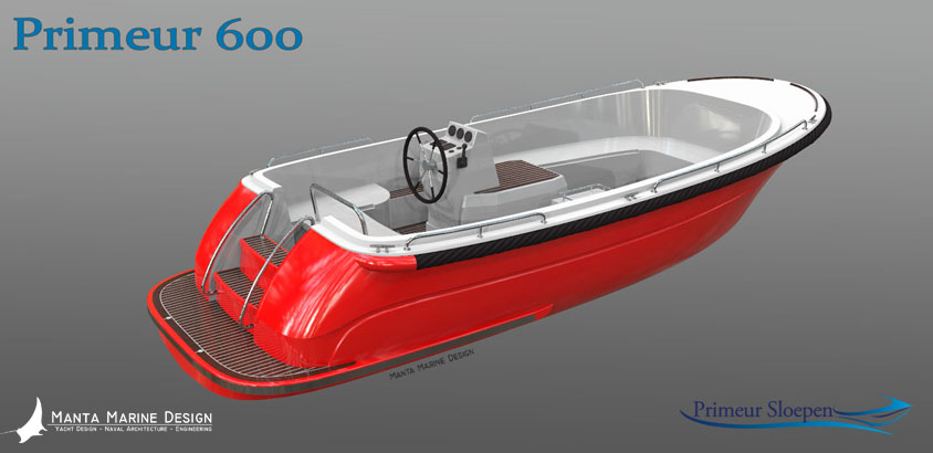 Primeur 600Tender - Manta Marine Design - 9