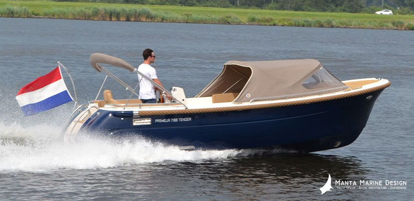 Primeur 700Tender - Manta Marine Design - 1