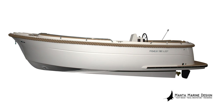 Primeur 700Tender - Manta Marine Design - 10