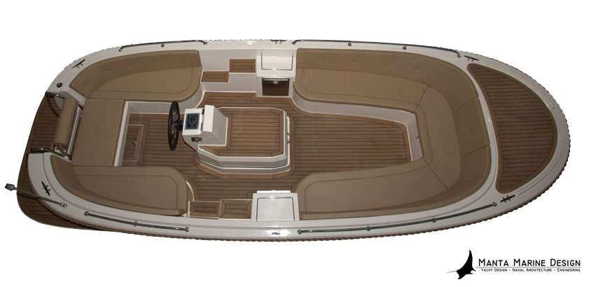 Primeur 700Tender - Manta Marine Design - 11