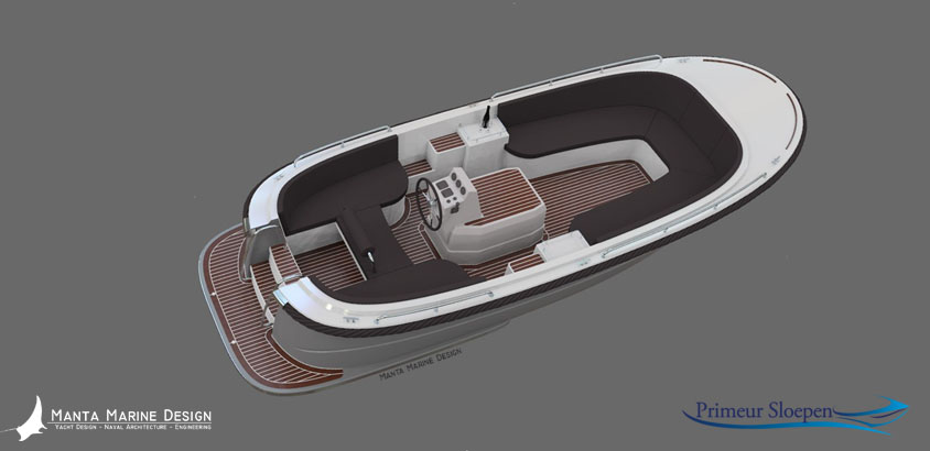 Primeur 700Tender - Manta Marine Design - 9