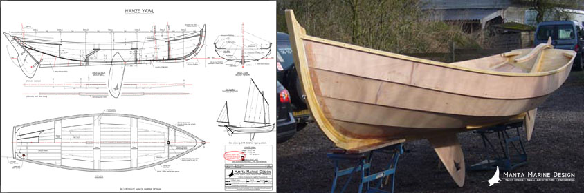 5.7m sailing dinghy designed by Manta Marine Design in cooperation with the Bootbouwschool - image1